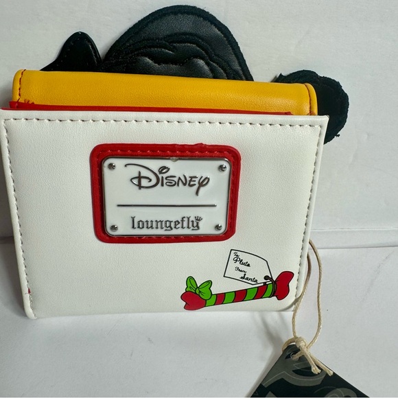 NWT. Loungefly Pluto Wallet Disney Santa Letters Zip Around Wallet. 6”x4” - Picture 5 of 14